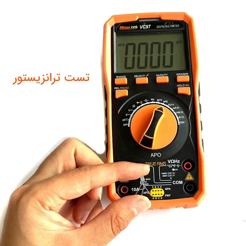 تست ترانزیستور با مولتی متر